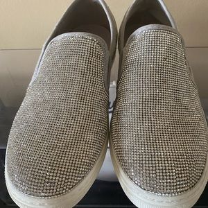 Steve Madden
Eletta Rhinestone & Metallic Loafers